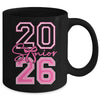 Senior 2026 Class Of 2026 Coquette Pink Bow Graduation Girl Mug | siriusteestore