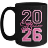 Senior 2026 Class Of 2026 Coquette Pink Bow Graduation Girl Mug | siriusteestore