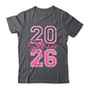 Senior 2026 Class Of 2026 Coquette Pink Bow Graduation Girl Shirt & Hoodie | siriusteestore