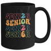 Senior 2026 Class Of 2026 Seniors Graduation Retro Groovy Mug | siriusteestore