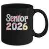Senior 2026 Pastel Floral Class Of 2026 Girls Coquette Bow Mug | siriusteestore