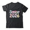 Senior 2026 Pastel Floral Class Of 2026 Girls Coquette Bow Shirt & Hoodie | siriusteestore