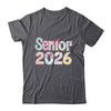 Senior 2026 Pastel Floral Class Of 2026 Girls Coquette Bow Shirt & Hoodie | siriusteestore