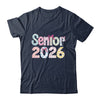 Senior 2026 Pastel Floral Class Of 2026 Girls Coquette Bow Shirt & Hoodie | siriusteestore