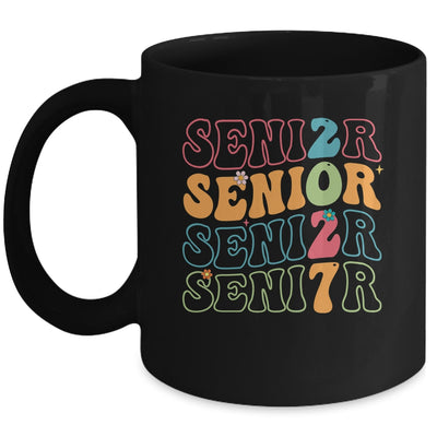 Senior 2027 Class Of 2027 Seniors Graduation Retro Groovy Mug | siriusteestore