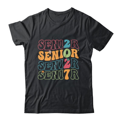Senior 2027 Class Of 2027 Seniors Graduation Retro Groovy Shirt & Hoodie | siriusteestore