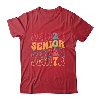 Senior 2027 Class Of 2027 Seniors Graduation Retro Groovy Shirt & Hoodie | siriusteestore