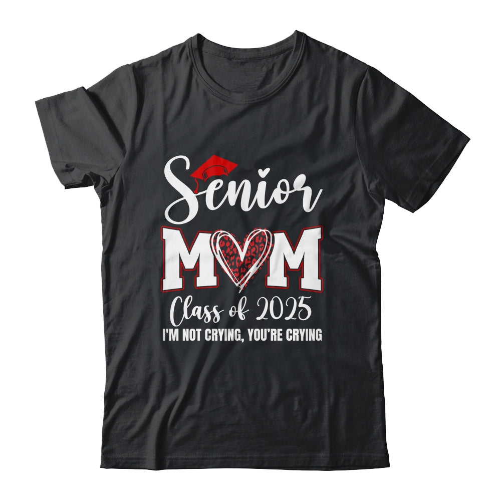 Senior Mom Class Of 2025 Senior Mama 2025 Graduation Leopard Shirt & Hoodie | siriusteestore