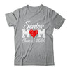 Senior Mom Class Of 2026 Proud Mom Of Graduate 2026 Heart Shirt & Hoodie | siriusteestore