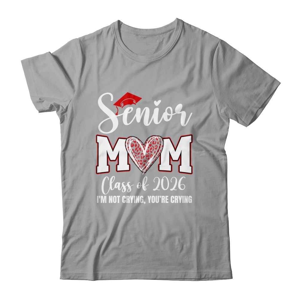 Senior Mom Class Of 2026 Senior Mama 2026 Graduation Leopard Shirt & Hoodie | siriusteestore