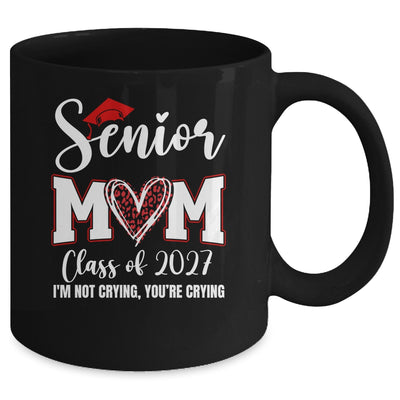 Senior Mom Class Of 2027 Senior Mama 2027 Graduation Leopard Mug | siriusteestore