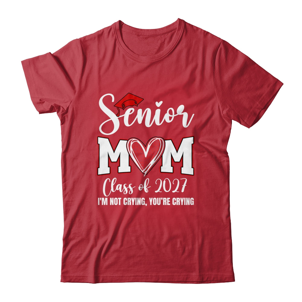 Senior Mom Class Of 2027 Senior Mama 2027 Graduation Leopard Shirt & Hoodie | siriusteestore