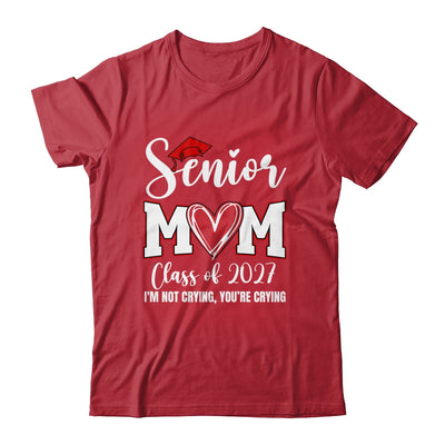 Senior Mom Class Of 2027 Senior Mama 2027 Graduation Leopard Shirt & Hoodie | siriusteestore