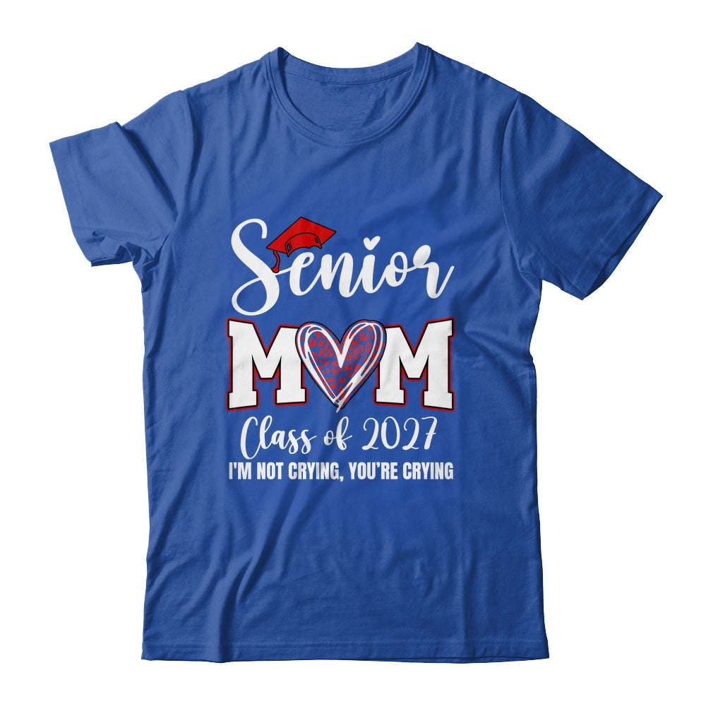 Senior Mom Class Of 2027 Senior Mama 2027 Graduation Leopard Shirt & Hoodie | siriusteestore