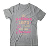 September 1970 55 Years Of Being Awesome Retro 55th Birthday Shirt & Tank Top | siriusteestore