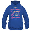 September 1970 55 Years Of Being Awesome Retro 55th Birthday Shirt & Tank Top | siriusteestore