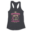 September 1975 50 Years Of Being Awesome Retro 50th Birthday Shirt & Tank Top | siriusteestore