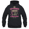 September 1980 45 Years Of Being Awesome Retro 45th Birthday Shirt & Tank Top | siriusteestore