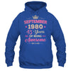 September 1980 45 Years Of Being Awesome Retro 45th Birthday Shirt & Tank Top | siriusteestore