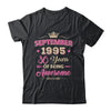 September 1995 30 Years Of Being Awesome Retro 30th Birthday Shirt & Tank Top | siriusteestore