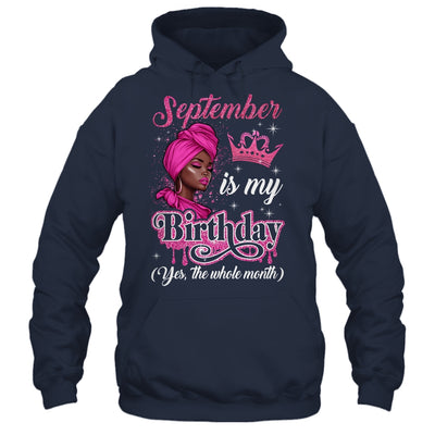September Is My Birthday African Black Women Birthday Queen Shirt & Tank Top | siriusteestore