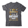 September Is My Birthday Yes The Whole Month Birthday Crown Shirt & Tank Top | siriusteestore