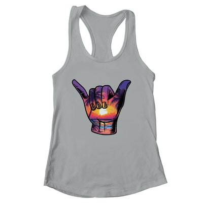 Shaka Hand Sign Aloha Surfing Surf Summer Vacation Beach Shirt & Tank Top | siriusteestore