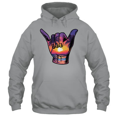 Shaka Hand Sign Aloha Surfing Surf Summer Vacation Beach Shirt & Tank Top | siriusteestore