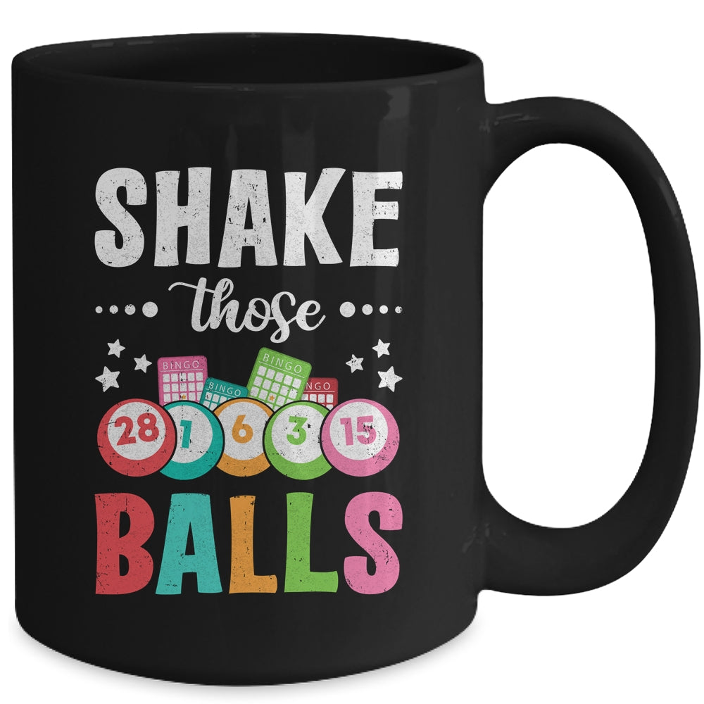 Shake Those Balls Bingo Designs Men Women Gambling Bingo Mug | siriusteestore