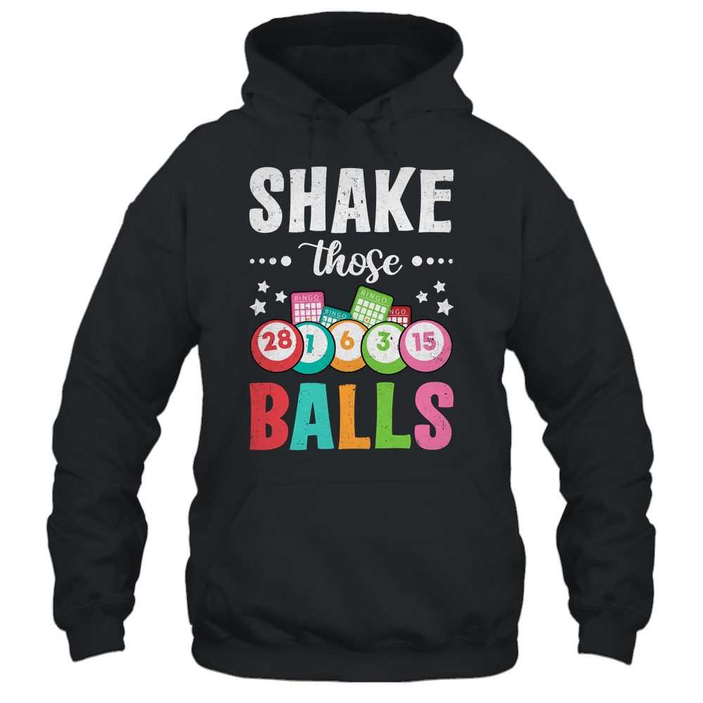 Shake Those Balls Bingo Designs Men Women Gambling Bingo Shirt & Tank Top | siriusteestore