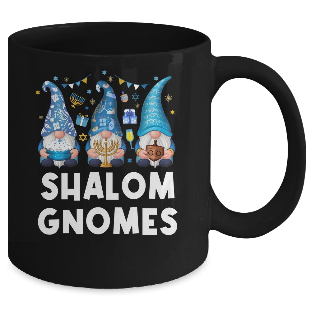 Shalom Gnomes Funny Happy Hanukkah Chanukah Men Women Mug | siriusteestore