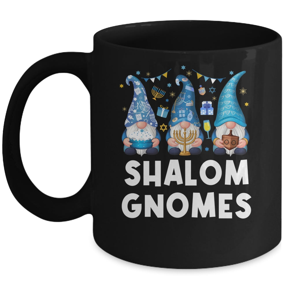 Shalom Gnomes Funny Happy Hanukkah Chanukah Men Women Mug | siriusteestore