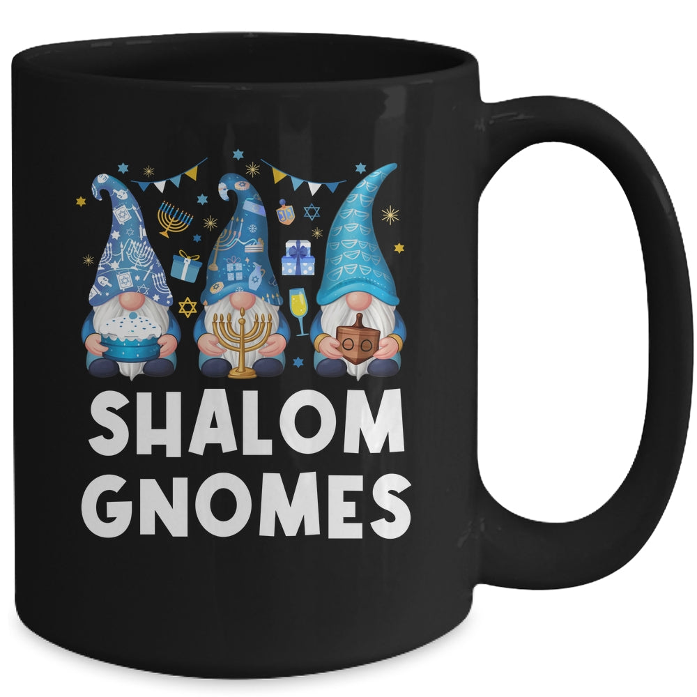 Shalom Gnomes Funny Happy Hanukkah Chanukah Men Women Mug | siriusteestore