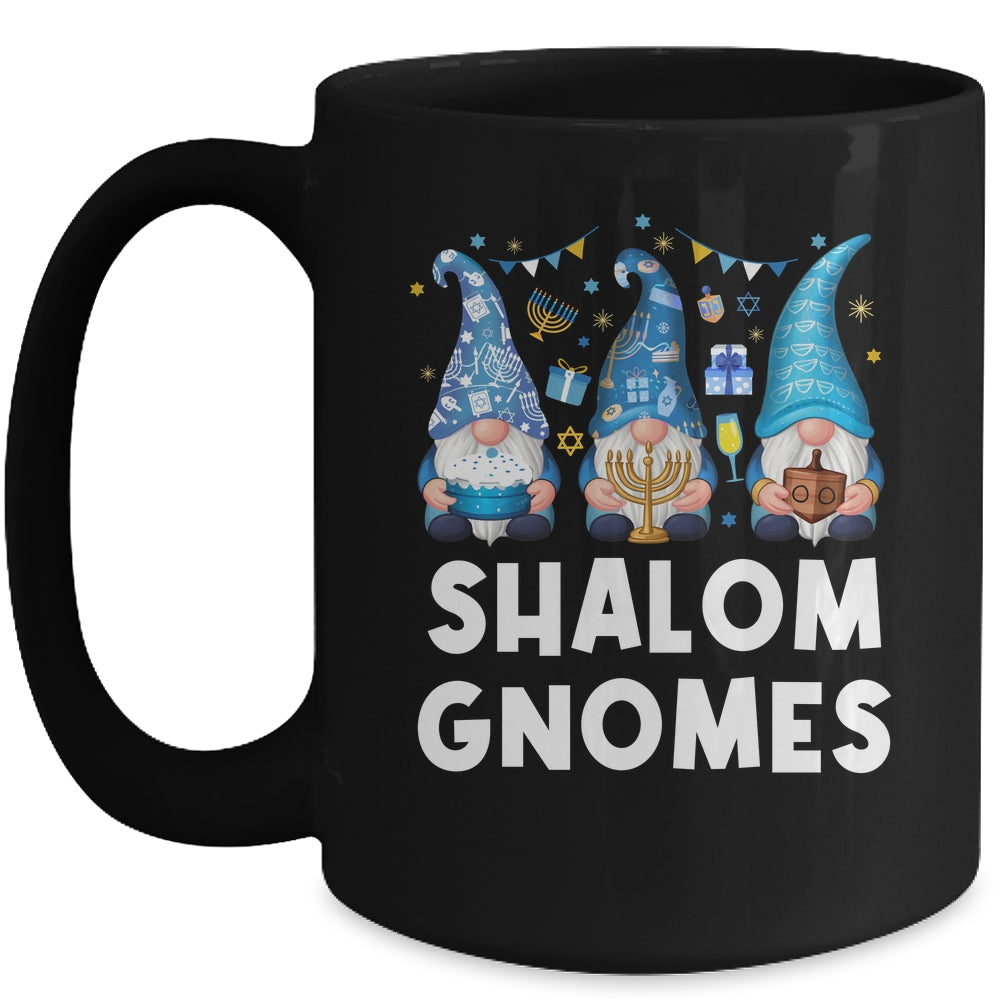 Shalom Gnomes Funny Happy Hanukkah Chanukah Men Women Mug | siriusteestore