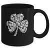 Shamrock Books Green St. Patrick's Day Bookworm Librarian Mug | siriusteestore