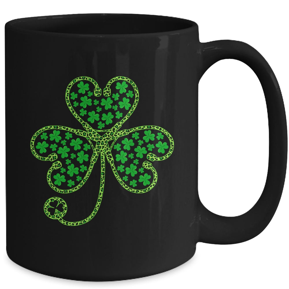 Shamrock Stethoscope Nurse St Patricks Day Lucky Mug | siriusteestore