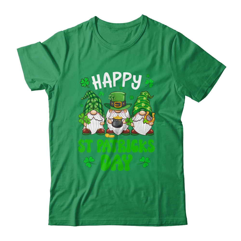 Shamrockin With My Gnomies Happy St Patricks Day Shirt & Hoodie | siriusteestore