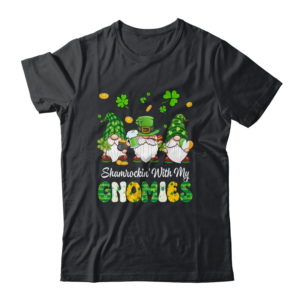 Shamrockin With My Gnomies St Patricks Day Lucky Shirt & Hoodie | siriusteestore