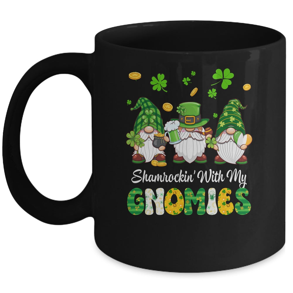 Shamrockin With My Gnomies St Patricks Day Lucky Mug | siriusteestore