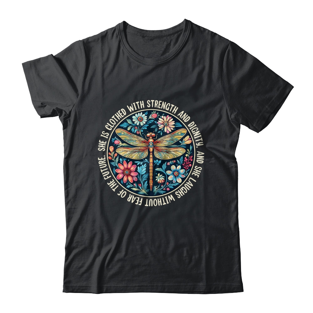 She Is Clothed With Strength Christian Bible Religious Faith Shirt & Hoodie | siriusteestore