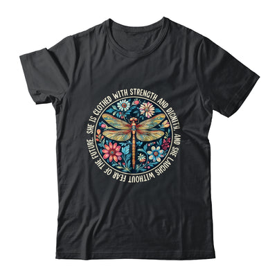 She Is Clothed With Strength Christian Bible Religious Faith Shirt & Hoodie | siriusteestore