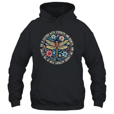 She Is Clothed With Strength Christian Bible Religious Faith Shirt & Hoodie | siriusteestore