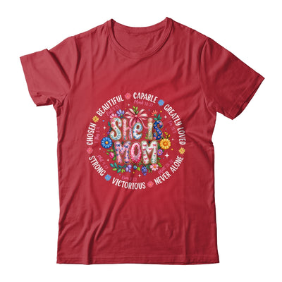 She Is Mom Christian Mom Coquette Faith Bible Mothers Day Shirt & Hoodie | siriusteestore