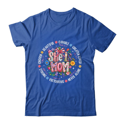 She Is Mom Christian Mom Coquette Faith Bible Mothers Day Shirt & Hoodie | siriusteestore