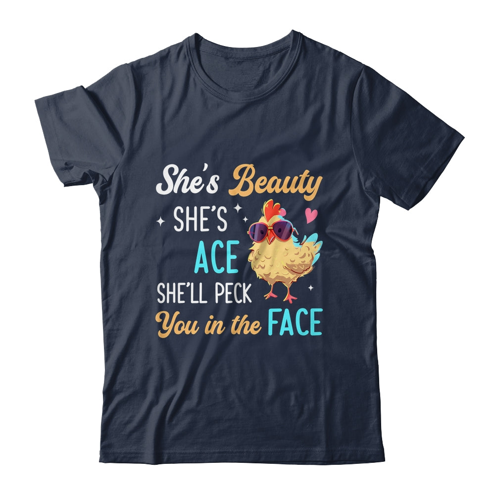 She's Beauty She's Grace Farmer Chicken Lady Girl Lover Shirt & Tank Top | siriusteestore