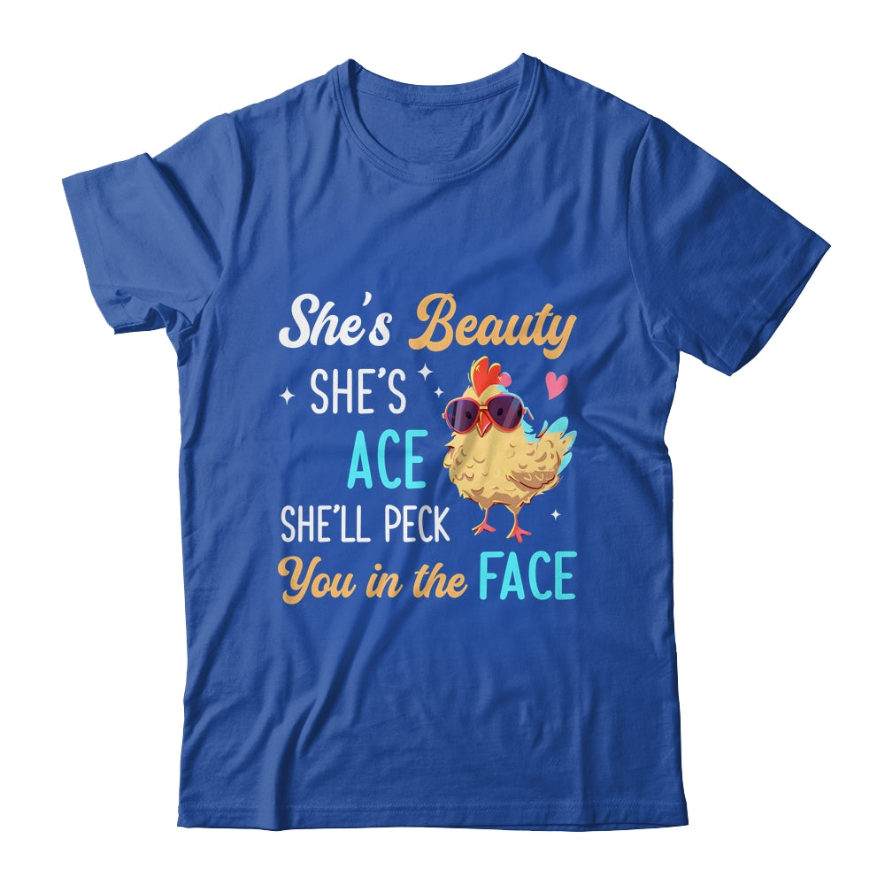 She's Beauty She's Grace Farmer Chicken Lady Girl Lover Shirt & Tank Top | siriusteestore