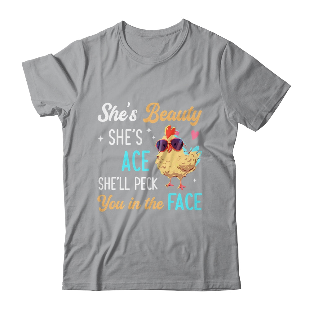 She's Beauty She's Grace Farmer Chicken Lady Girl Lover Shirt & Tank Top | siriusteestore