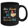 She's Beauty She's Grace Farmer Chicken Lady Girl Lover Mug | siriusteestore