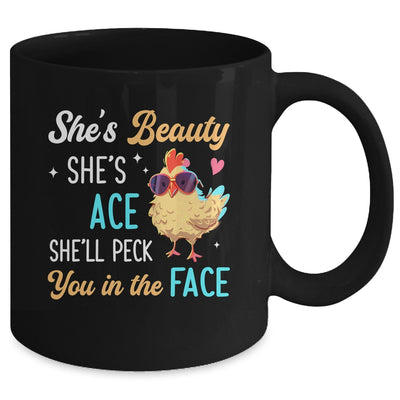She's Beauty She's Grace Farmer Chicken Lady Girl Lover Mug | siriusteestore