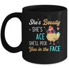 She's Beauty She's Grace Farmer Chicken Lady Girl Lover Mug | siriusteestore